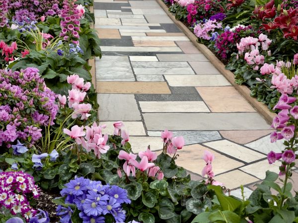 Garden Path Installation in Naperville