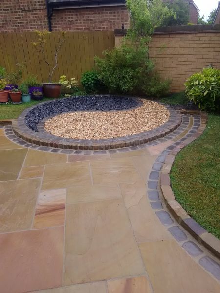 Sandstone Patio Installation in Naperville