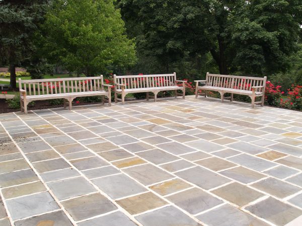 Slate Patio Installation in Naperville