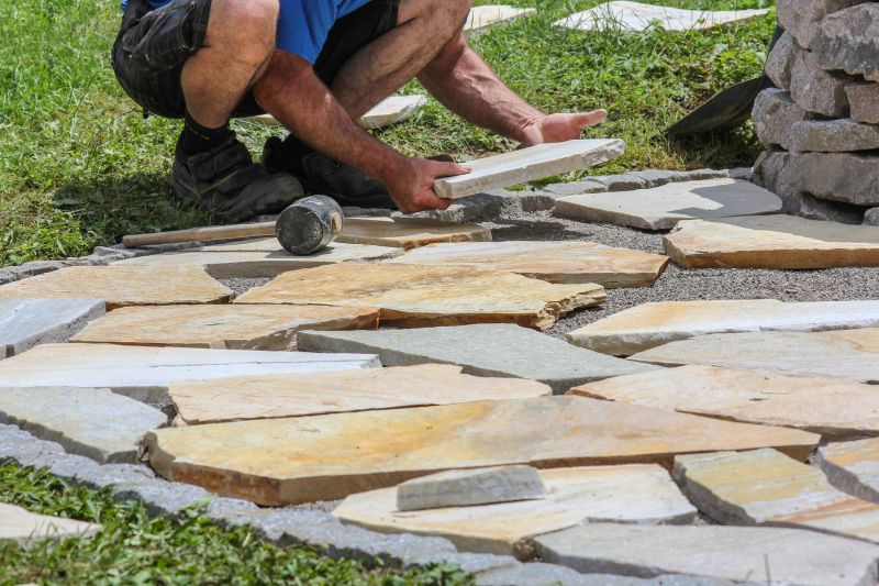 Stone Landscaping Installation